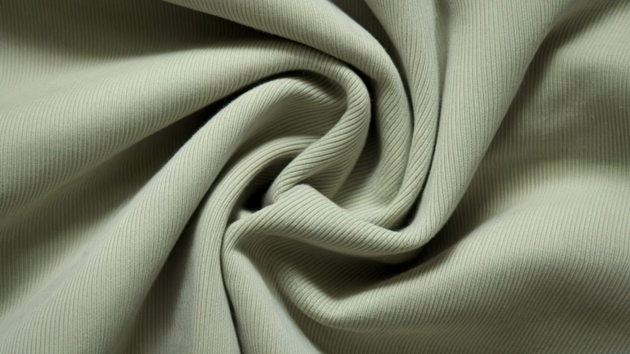 close em tecido canelado para camisola oversized
